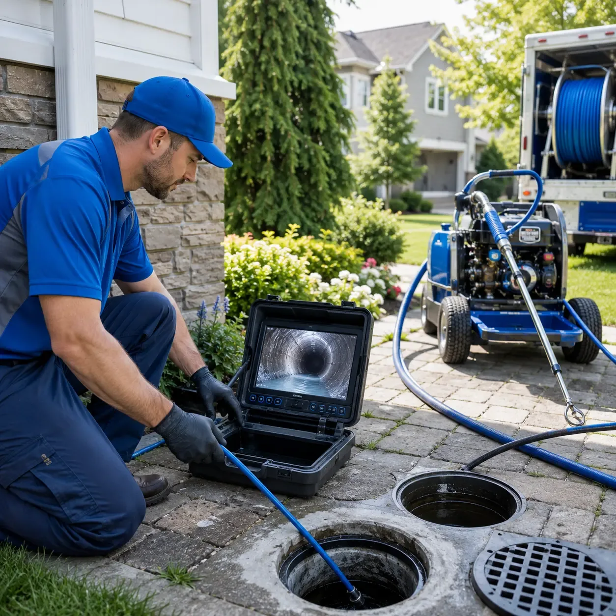 Outdoor drain cleaning professionals serving Tunnelton, IN
